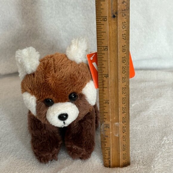 NET Wild Republic Red Panda Plush Toy stuffed. Animal 5” tall - Picture 13 of 14
